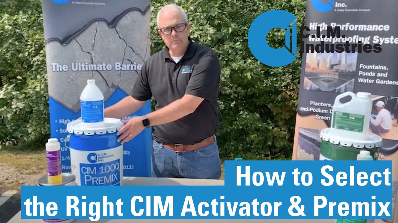 How to select the right CIM activator and premix